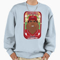 Baseball Red Blue White Rhubarb Sweatshirt - Novelty Apparel Unisex - T-Shirt, Sweatshirt, Hoodie