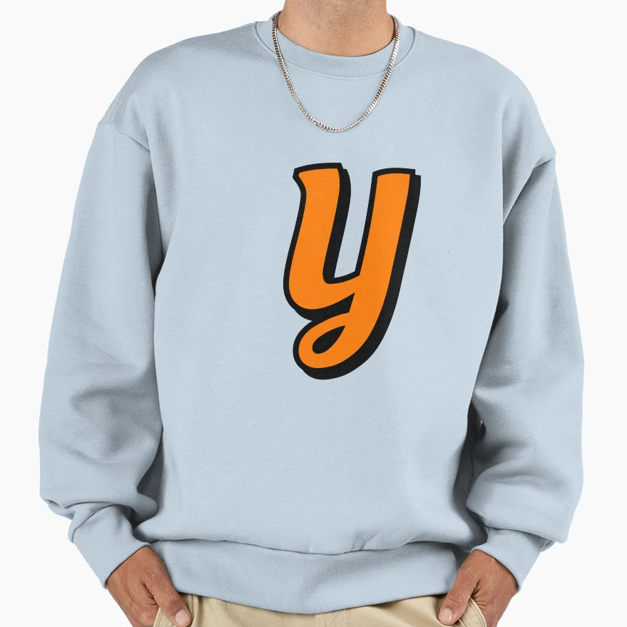 Letter Y Sweatshirt - Aesthetic Graphic for Adults - T-Shirt, Sweatshirt, Hoodie