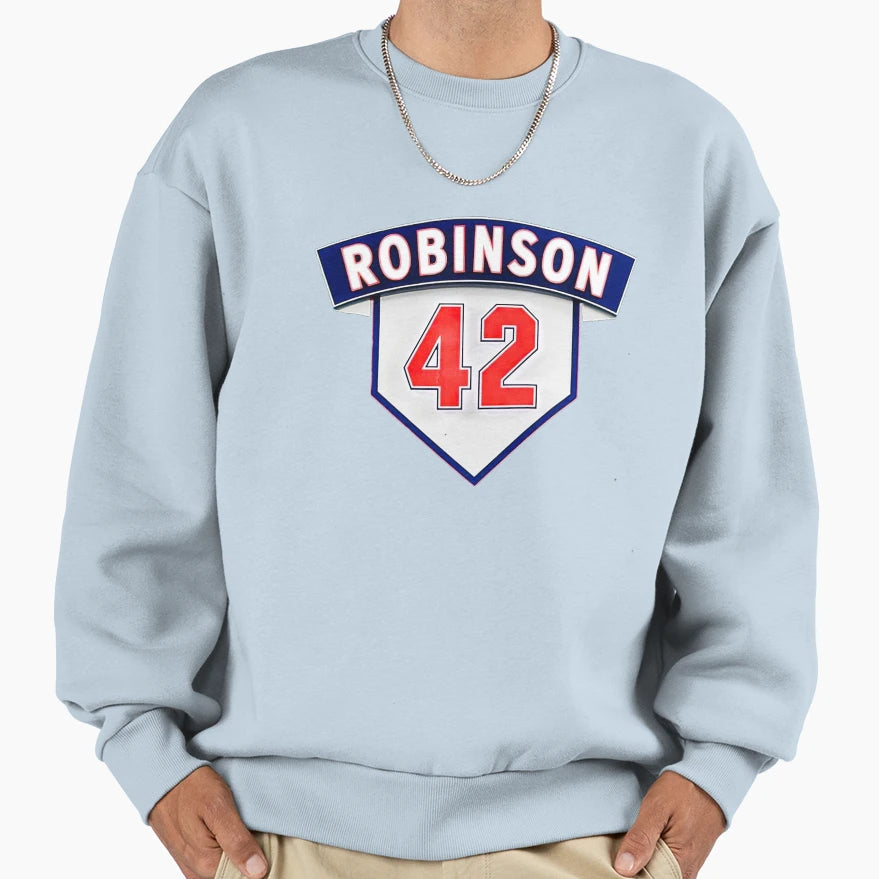 Jackie Robinson Sweatshirt - Minimalist Print Unisex - T-Shirt, Sweatshirt, Hoodie