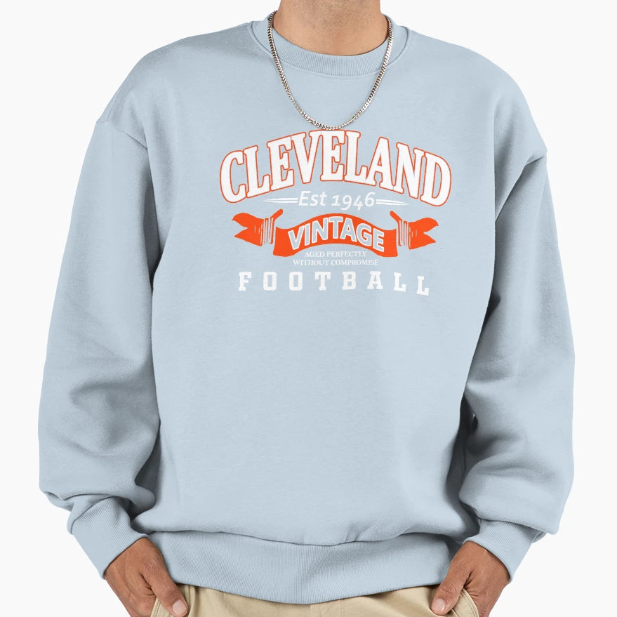 Cleveland Football Fan 1946 Sweatshirt - Casual Everyday Wear Unisex - T-Shirt, Sweatshirt, Hoodie