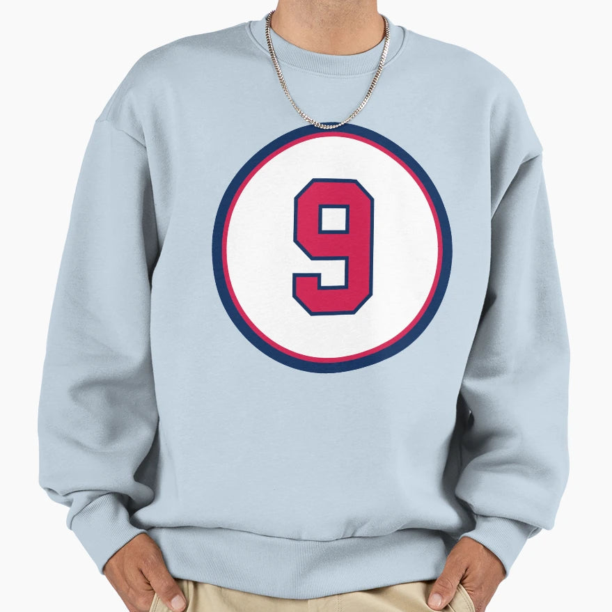 Terry Pendleton 9 Jersey Number Sweatshirt - Minimalist Print Men Women - T-Shirt, Sweatshirt, Hoodie