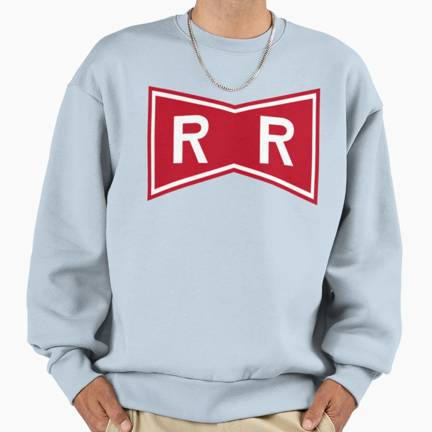 Red Ribbon Army Logo Sweatshirt - Trendy Graphic for Adults - T-Shirt, Sweatshirt, Hoodie