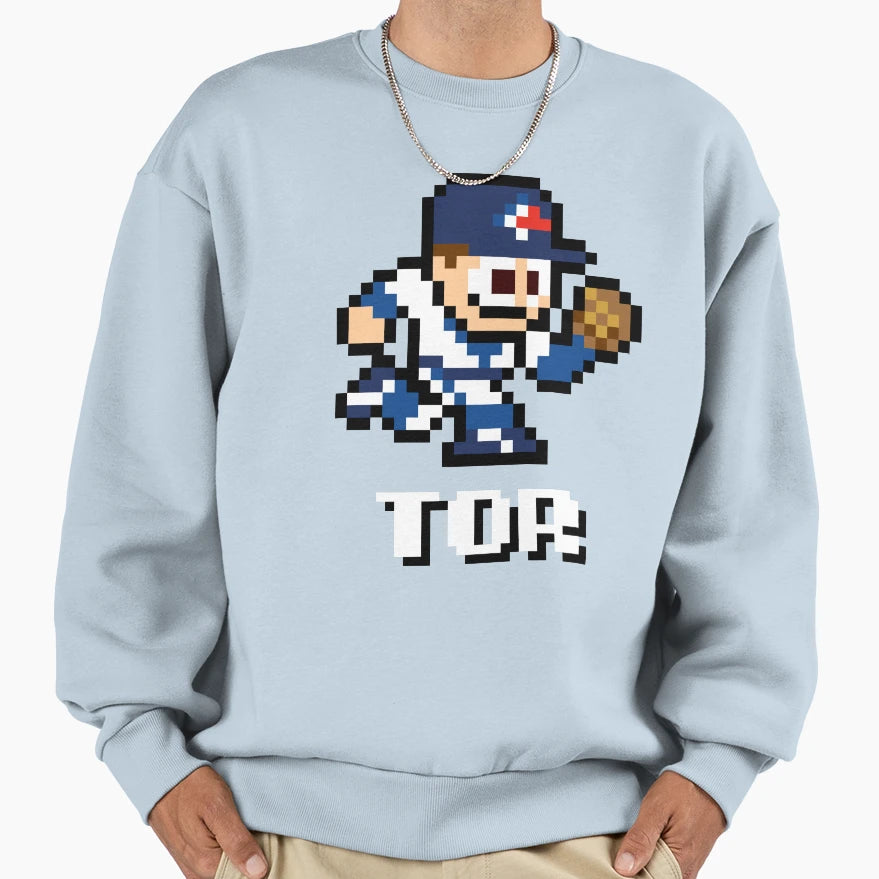 Toronto 8 Bit Player Initials Sweatshirt - Unique Graphic Unisex - T-Shirt, Sweatshirt, Hoodie