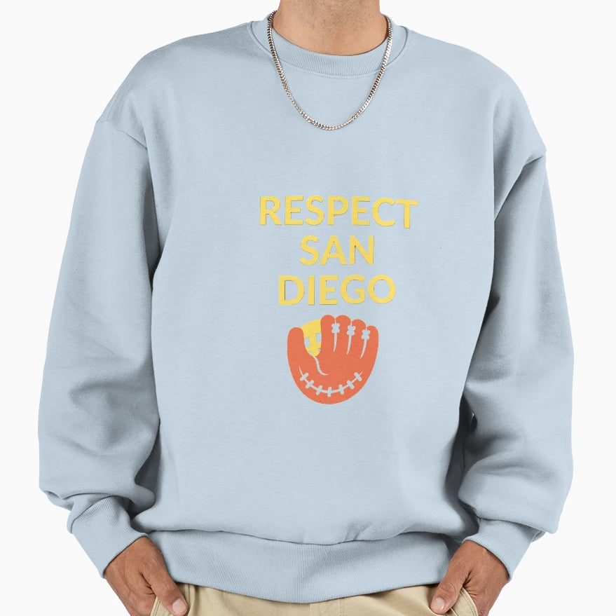 Respect San Diego Sweatshirt - Minimalist Print for Adults - T-Shirt, Sweatshirt, Hoodie