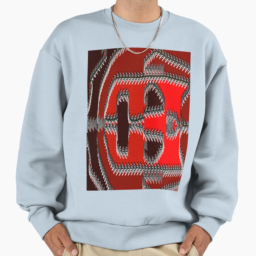 Abstractly Way Work Pattern Sweatshirt - Streetwear Style for Adults - T-Shirt, Sweatshirt, Hoodie