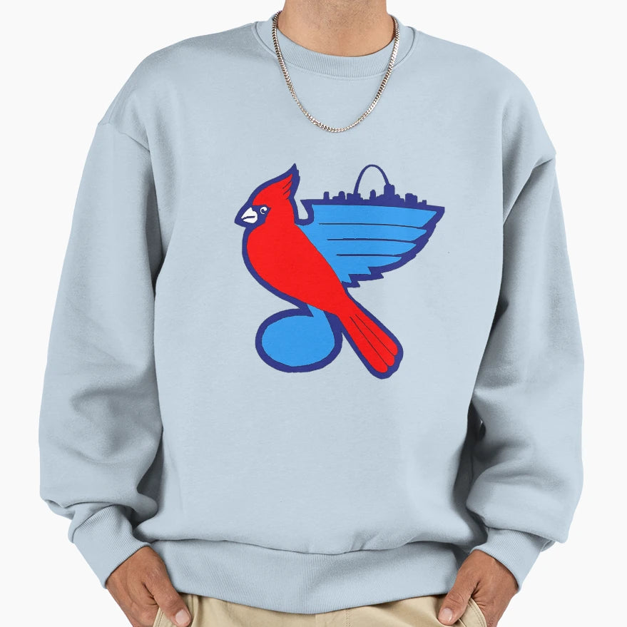 Cardinals Blues Sweatshirt - Custom Art Print Men Women - T-Shirt, Sweatshirt, Hoodie