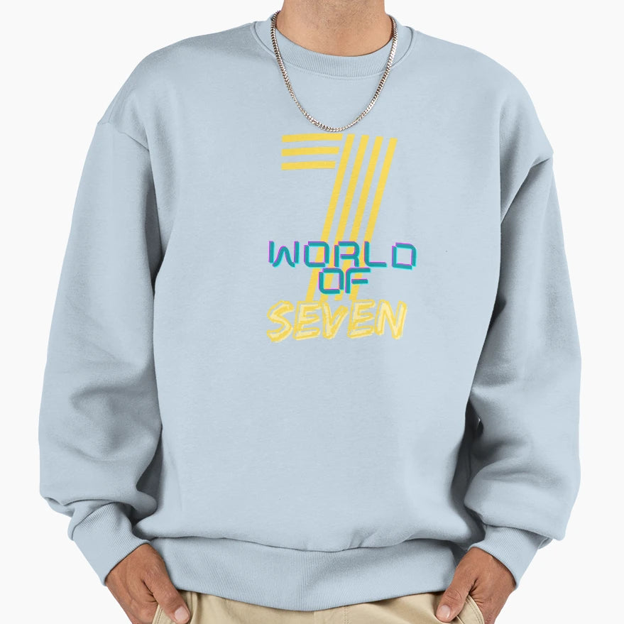 World Seven Sweatshirt - Novelty Apparel for Adults - T-Shirt, Sweatshirt, Hoodie