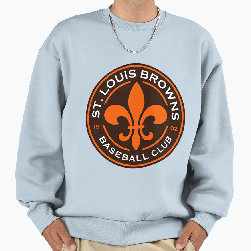 St Louis Browns Logo Sweatshirt - Fun Novelty Design Unisex - T-Shirt, Sweatshirt, Hoodie