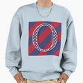 Letter O Americana Old Glory Red Sweatshirt - Unique Graphic for Adults - T-Shirt, Sweatshirt, Hoodie