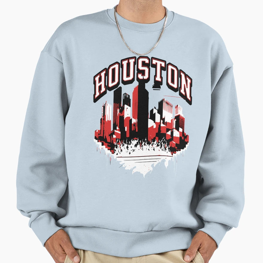 Houston Sweatshirt - Casual Everyday Wear for Adults - T-Shirt, Sweatshirt, Hoodie