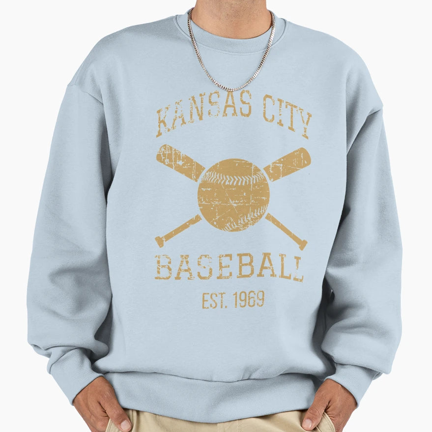 Kansas City Baseball Team I Sweatshirt - Unique Graphic Men Women - T-Shirt, Sweatshirt, Hoodie