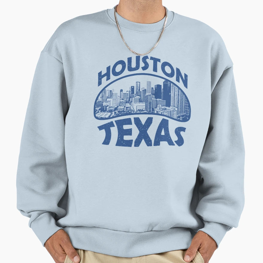 Houston Texas Sweatshirt - Unique Graphic Men Women - T-Shirt, Sweatshirt, Hoodie