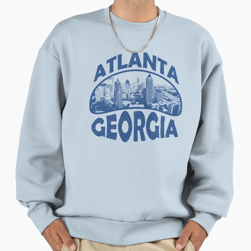 Atlanta Georgia Sweatshirt - Custom Art Print for Adults - T-Shirt, Sweatshirt, Hoodie