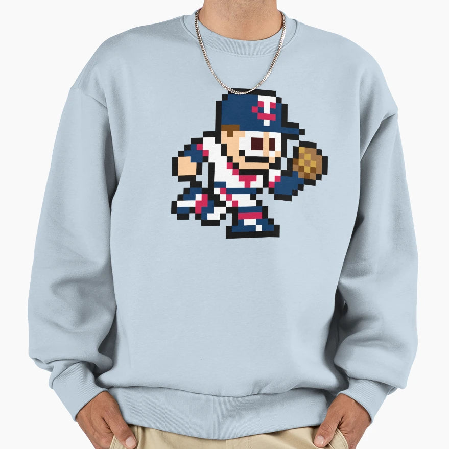 Minnesota 8 Bit Player Sweatshirt - Custom Art Print Men Women - T-Shirt, Sweatshirt, Hoodie