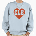I Love Cleveland Heart Gift Sweatshirt - Casual Everyday Wear for Adults - T-Shirt, Sweatshirt, Hoodie