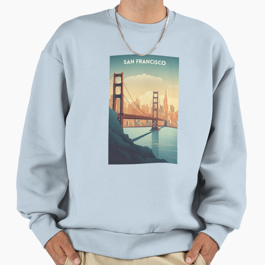 San Francisco Sweatshirt - Fun Novelty Design Unisex - T-Shirt, Sweatshirt, Hoodie