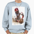 Pitcher Diving Catch Active Outdoors Sweatshirt - Custom Art Print Unisex - T-Shirt, Sweatshirt, Hoodie