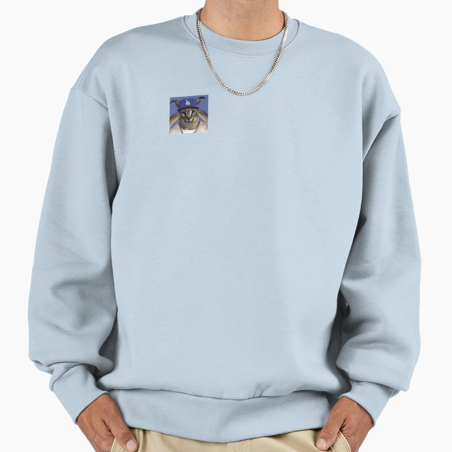 Copy Floppa Cat Caracals Da Sweatshirt - Novelty Apparel Unisex - T-Shirt, Sweatshirt, Hoodie