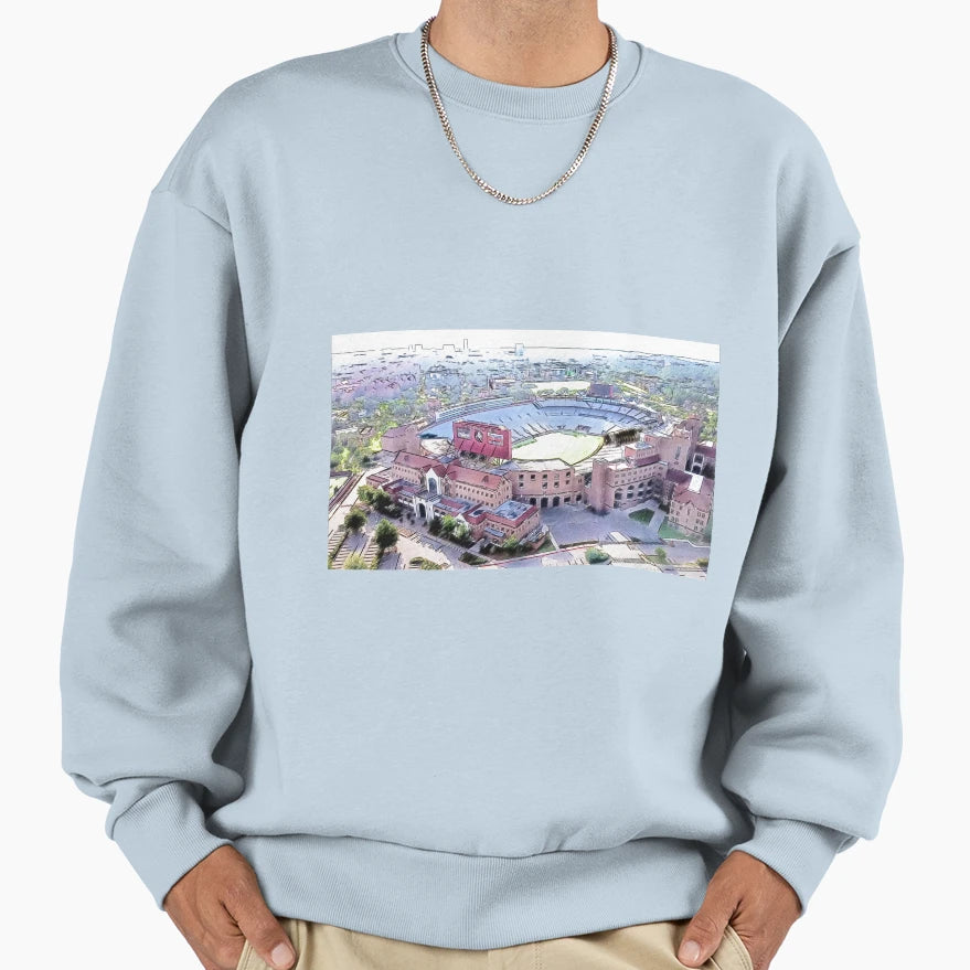 Aerial Doak Campbell Stadium Sweatshirt - Novelty Apparel Men Women - T-Shirt, Sweatshirt, Hoodie
