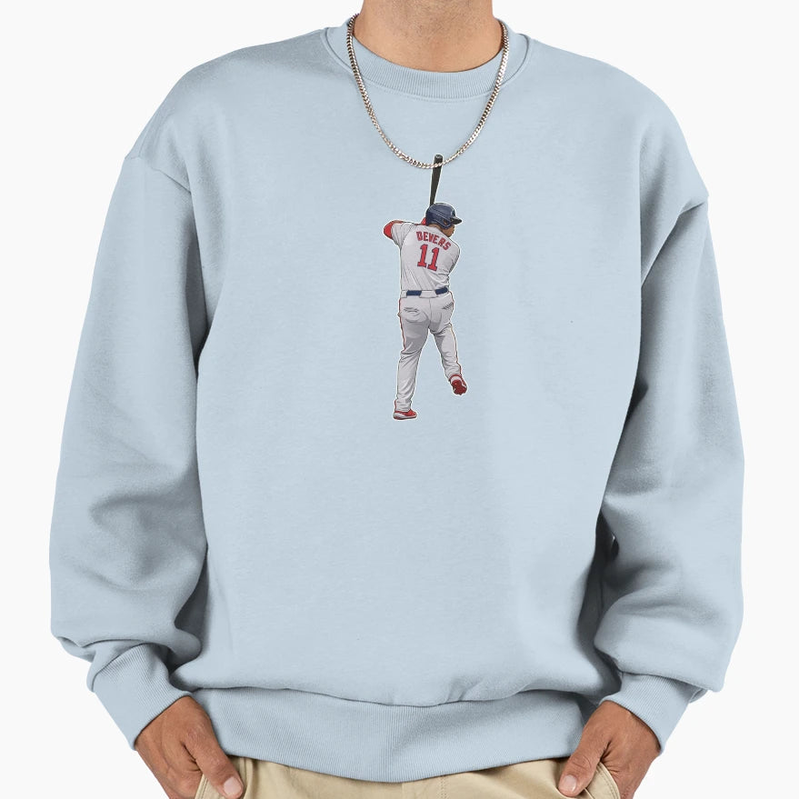 Rafael Devers 11 Bat Ready Sweatshirt - Graphic Print Unisex - T-Shirt, Sweatshirt, Hoodie