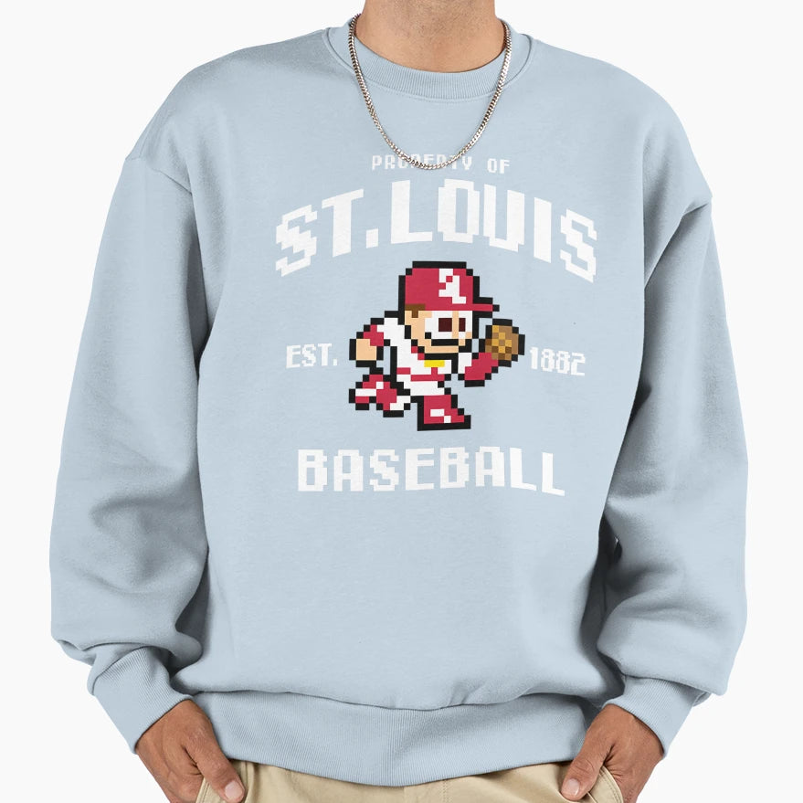 Property St Louis Cardinals Baseball Sweatshirt - Streetwear Style Unisex - T-Shirt, Sweatshirt, Hoodie