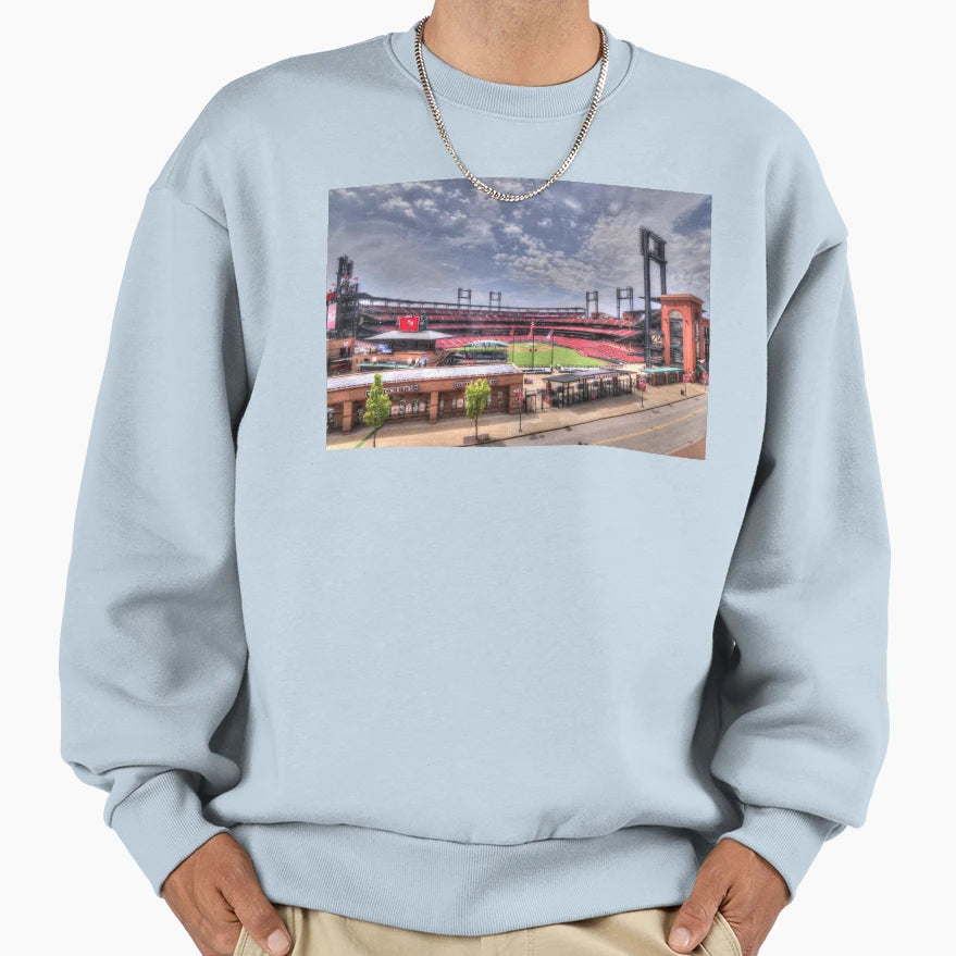 Busch Stadium Sweatshirt - Trendy Graphic for Adults - T-Shirt, Sweatshirt, Hoodie