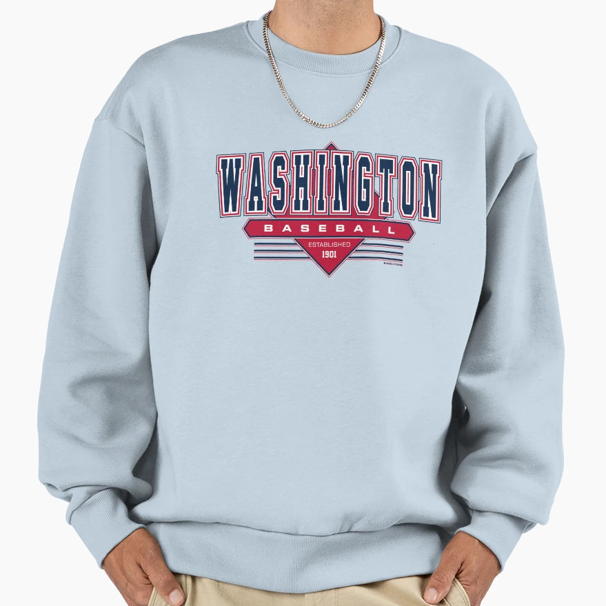 Washington Dc Baseball Nationals Sweatshirt - Custom Art Print Men Women - T-Shirt, Sweatshirt, Hoodie