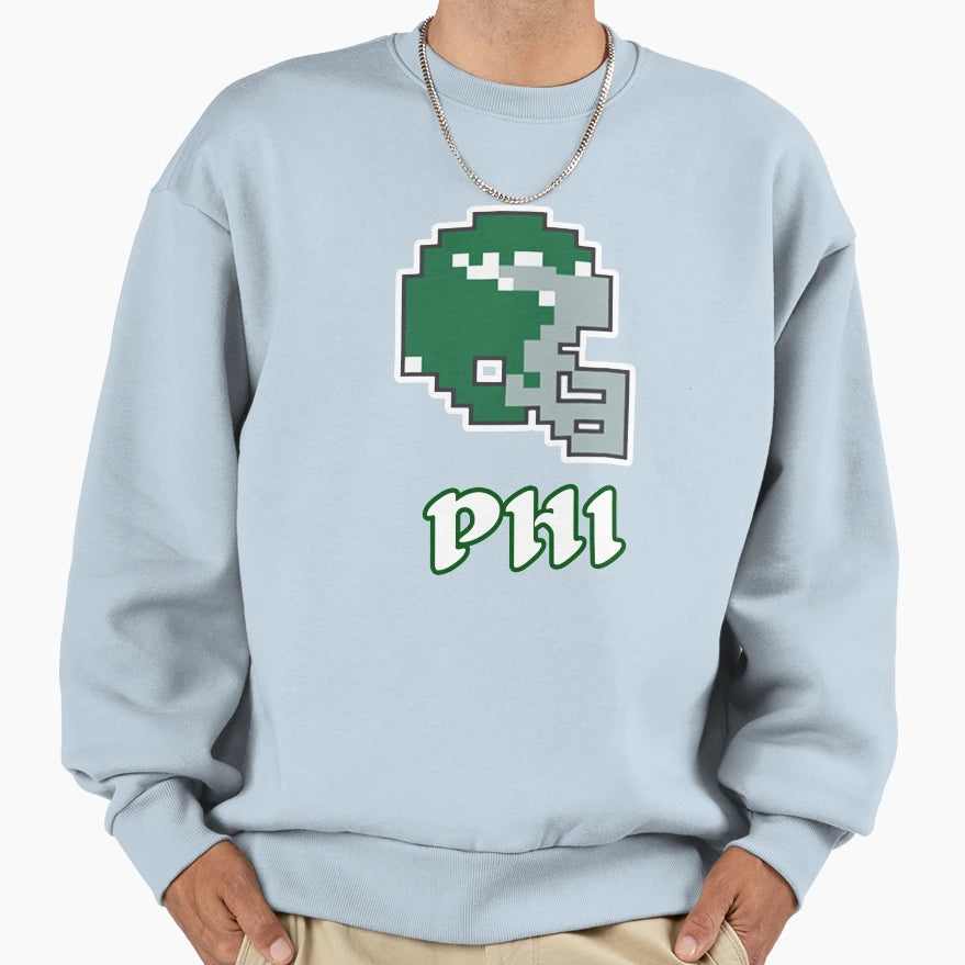 Philadelphia Football Tecmo Bowl Sweatshirt - Streetwear Style Men Women - T-Shirt, Sweatshirt, Hoodie