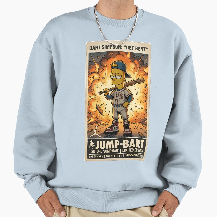 Jump Bart Sweatshirt - Aesthetic Graphic Unisex - T-Shirt, Sweatshirt, Hoodie
