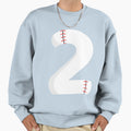 Number 2 Baseball 2 Sweatshirt - Custom Art Print Men Women - T-Shirt, Sweatshirt, Hoodie