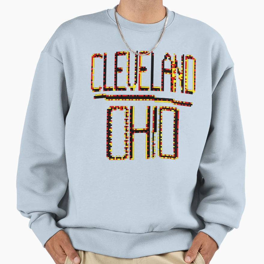 Cleveland Ohio Sweatshirt - Graphic Print for Adults - T-Shirt, Sweatshirt, Hoodie