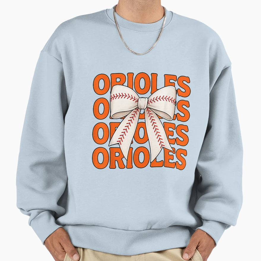 Cheer Oriole Gifts Sweatshirt - Minimalist Print for Adults - T-Shirt, Sweatshirt, Hoodie
