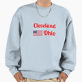 Cleveland Ohio Stylish Prints Sweatshirt - Novelty Apparel Men Women - T-Shirt, Sweatshirt, Hoodie