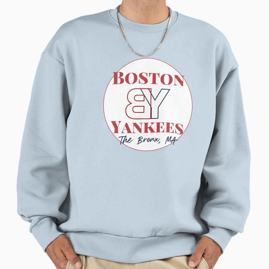 Boston Yankees Sacrilege Logo Sweatshirt - Unique Graphic Unisex - T-Shirt, Sweatshirt, Hoodie