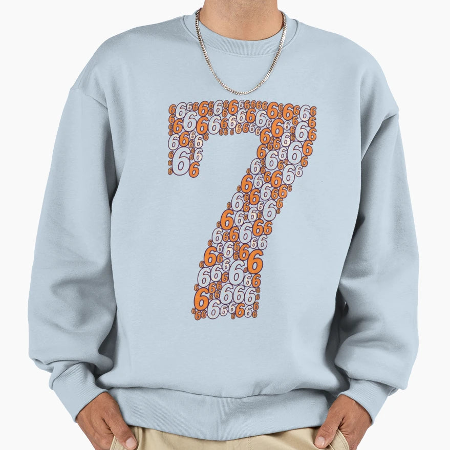 Minimalist Six Seven Typography Art T-Shirt - Trendy Graphic Men Women - T-Shirt, Sweatshirt, Hoodie