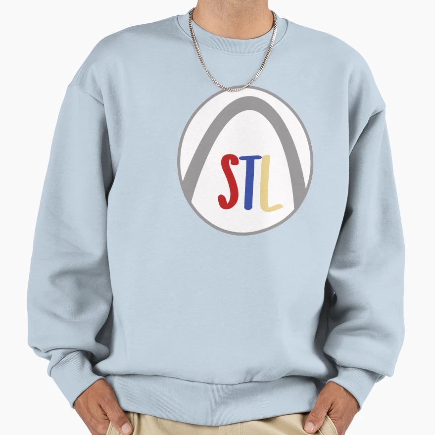 Stl Arch Sweatshirt - Minimalist Print for Adults - T-Shirt, Sweatshirt, Hoodie