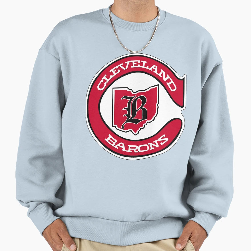 Cleveland Barons Logo Sweatshirt - Graphic Print for Adults - T-Shirt, Sweatshirt, Hoodie