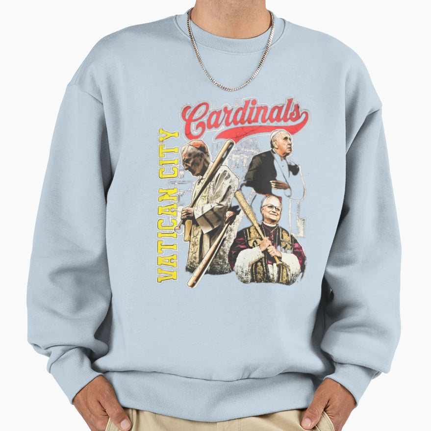 Vatican City Cardinals Baseball Sweatshirt - Minimalist Print for Adults - T-Shirt, Sweatshirt, Hoodie