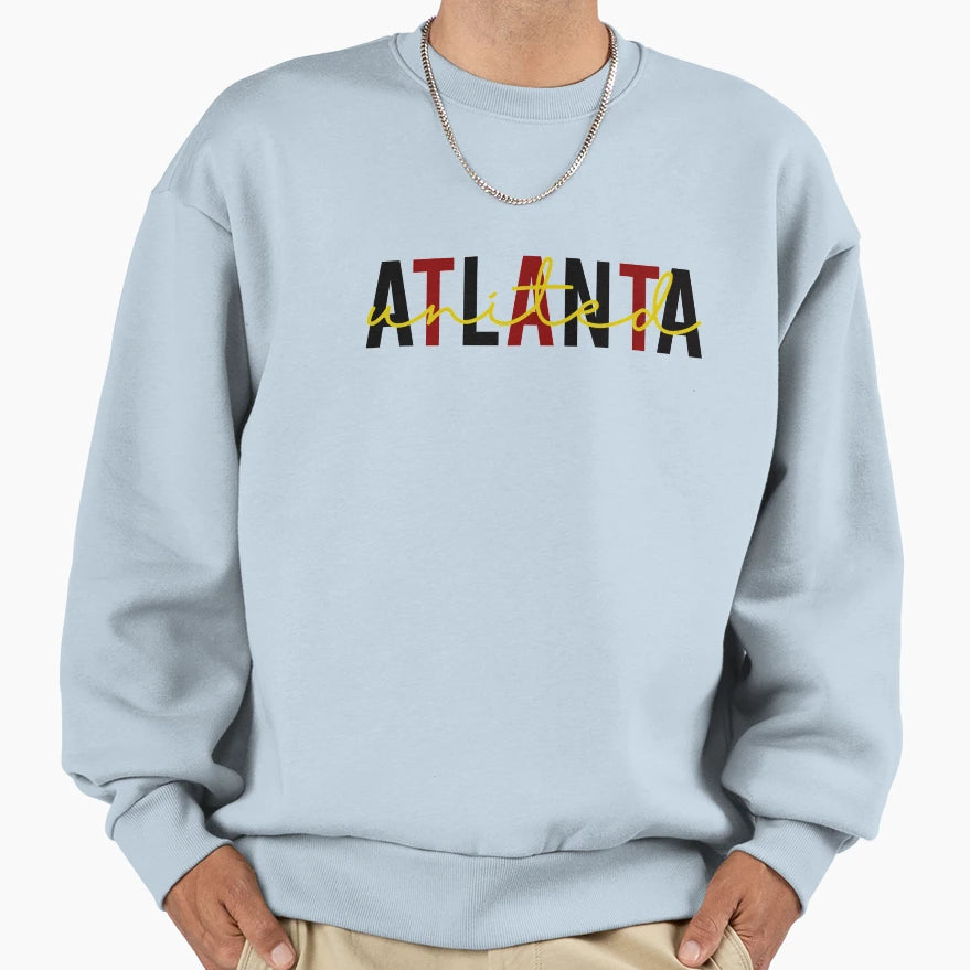 Atlanta United Sweatshirt - Custom Art Print Men Women - T-Shirt, Sweatshirt, Hoodie