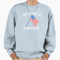 Welcome To San Diego Sweatshirt - Minimalist Print Men Women - T-Shirt, Sweatshirt, Hoodie