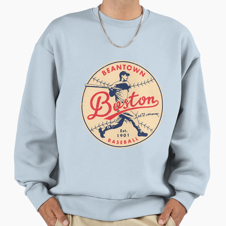 Ted Williams Red Sox Sweatshirt - Trendy Graphic Men Women - T-Shirt, Sweatshirt, Hoodie