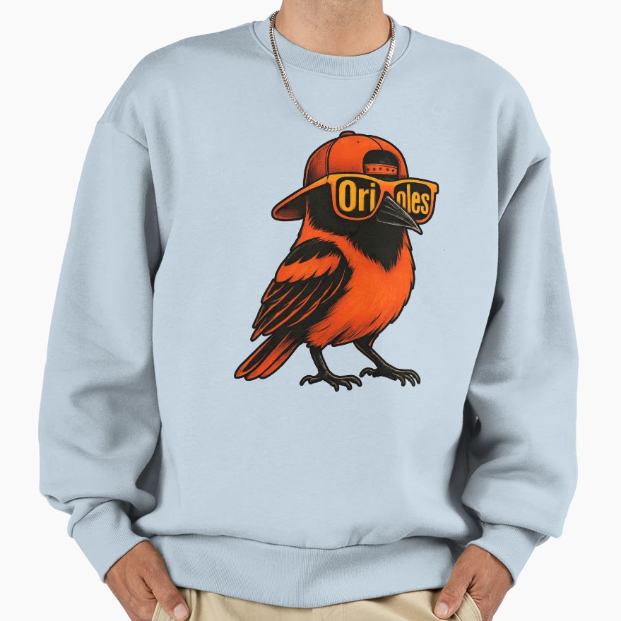 Bird Name Pride Mascot Art Sweatshirt - Aesthetic Graphic Men Women - T-Shirt, Sweatshirt, Hoodie