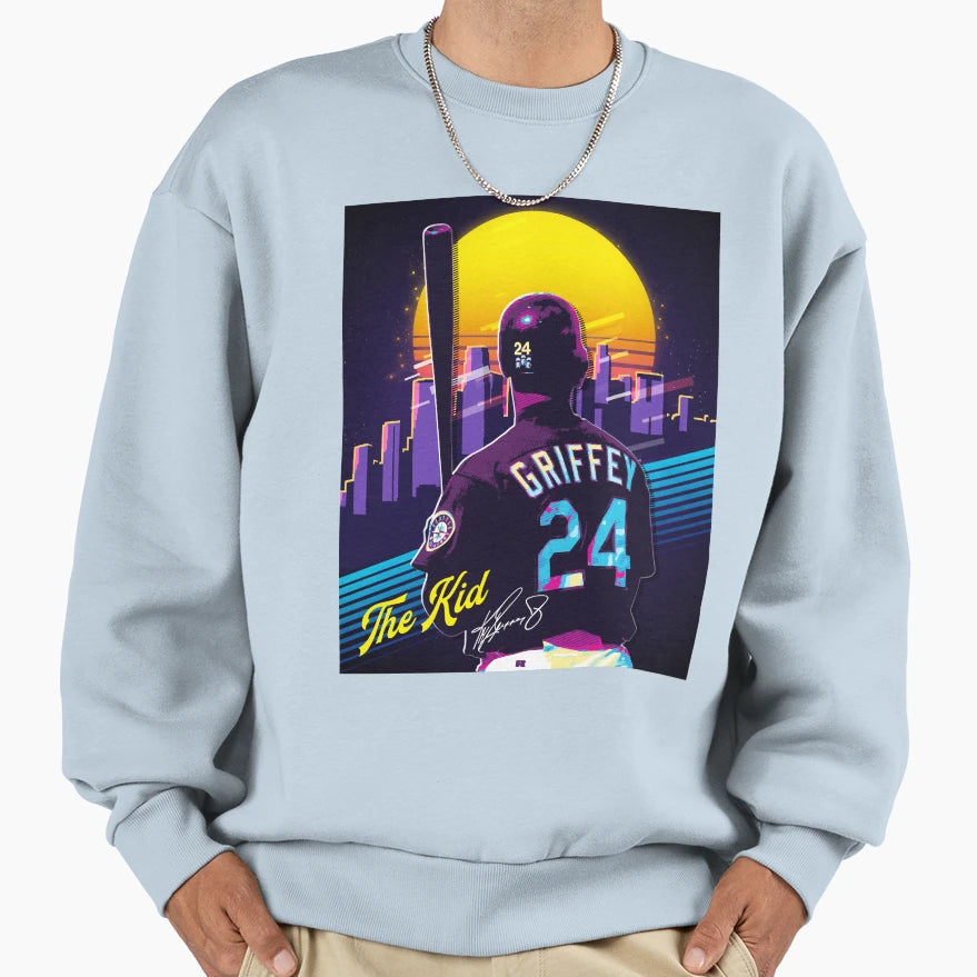 Ken Griffey Jr Baseball 80S 90S Sweatshirt - Aesthetic Graphic Men Women - T-Shirt, Sweatshirt, Hoodie