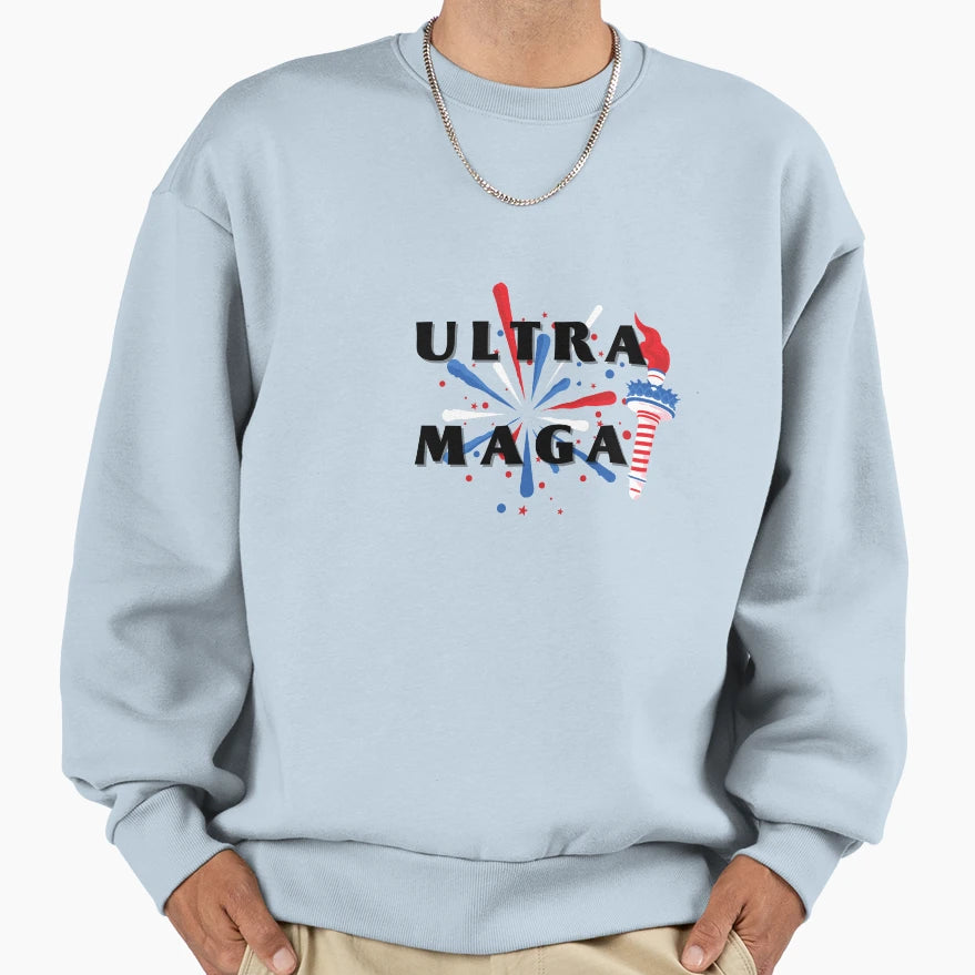 Ultra Maga Usa Sweatshirt - Streetwear Style Unisex - T-Shirt, Sweatshirt, Hoodie