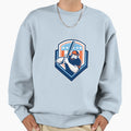 American Baseball Batter Hitter Shield Sweatshirt - Custom Art Print Unisex - T-Shirt, Sweatshirt, Hoodie