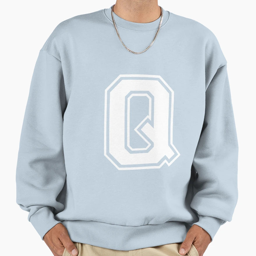 Letter Q Sweatshirt - Novelty Apparel Men Women - T-Shirt, Sweatshirt, Hoodie