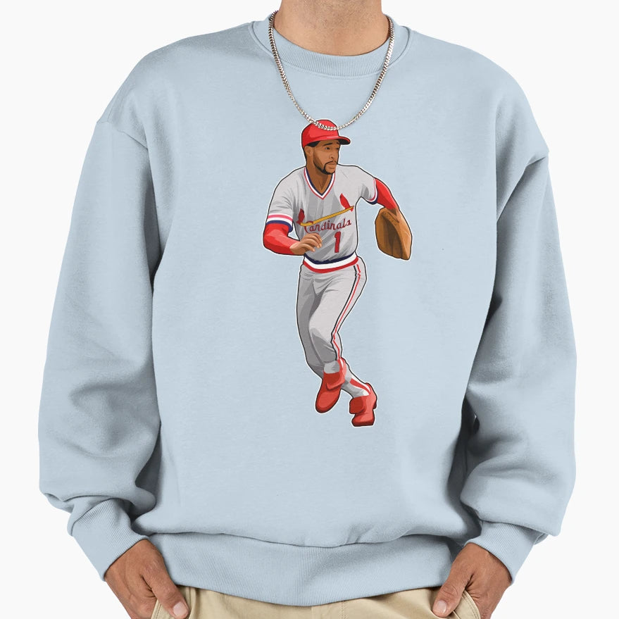 Ozzie Smith Circa 1987 Sweatshirt - Novelty Apparel Men Women - T-Shirt, Sweatshirt, Hoodie