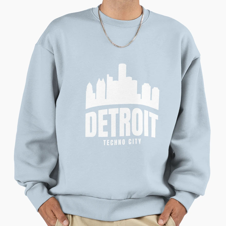 Detroit Techno City Djs Gift Sweatshirt - Casual Everyday Wear Unisex - T-Shirt, Sweatshirt, Hoodie