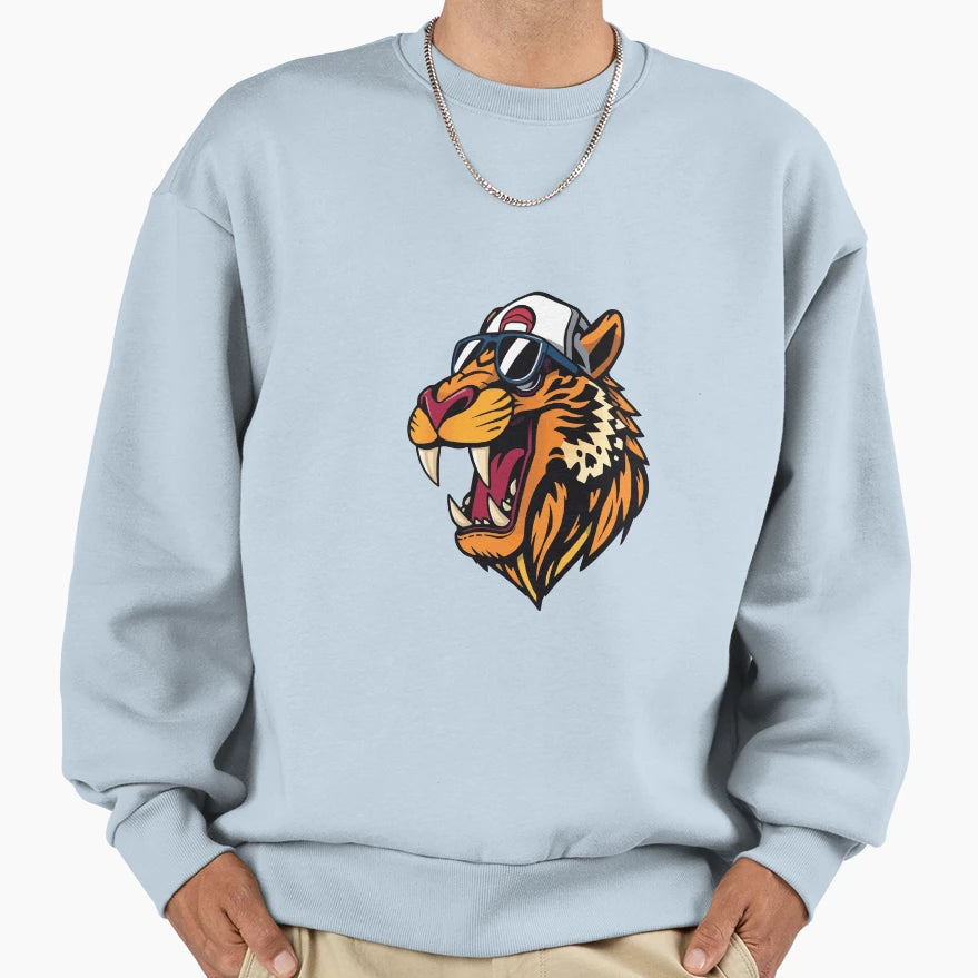 Smilodon Prehistoric Saber Tooth Cat Sweatshirt - Custom Art Print Unisex - T-Shirt, Sweatshirt, Hoodie