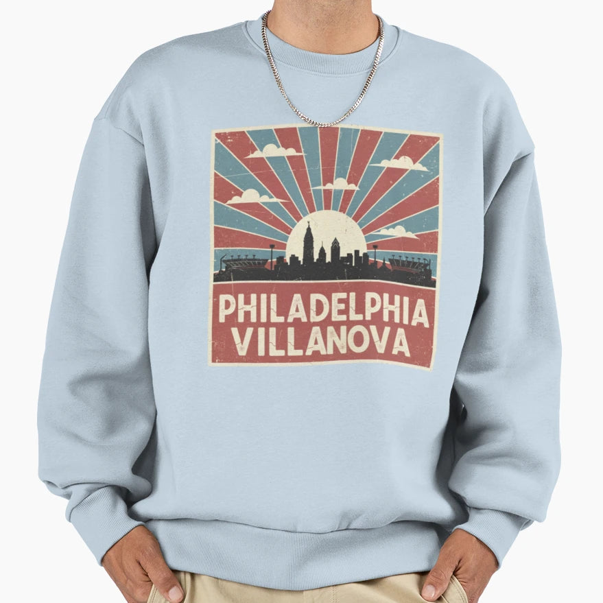 Philadelphia Villanova Sweatshirt - Casual Everyday Wear for Adults - T-Shirt, Sweatshirt, Hoodie